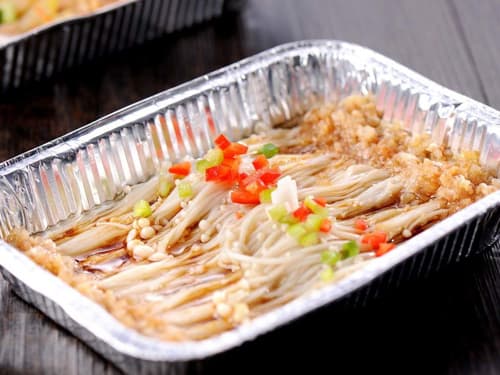 昆山锡纸烤金针菇
